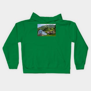 Dordolla Village in North East Italy Kids Hoodie